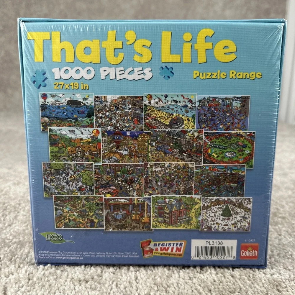 Goliath That's Life Venice 1000 Piece Puzzle No.10527 New Sealed